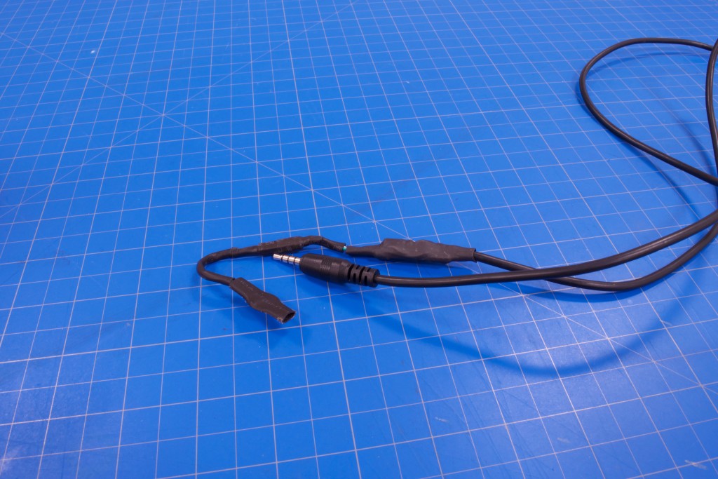 Cable after heat shrink