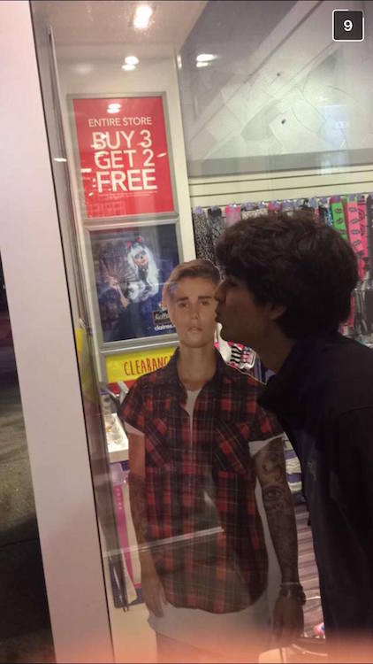 feat. Justin Bieber cutout