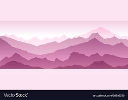 Mountains eps 10 background view pink Royalty Free Vector