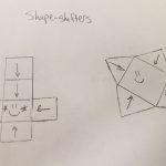 2D folding map for shapes