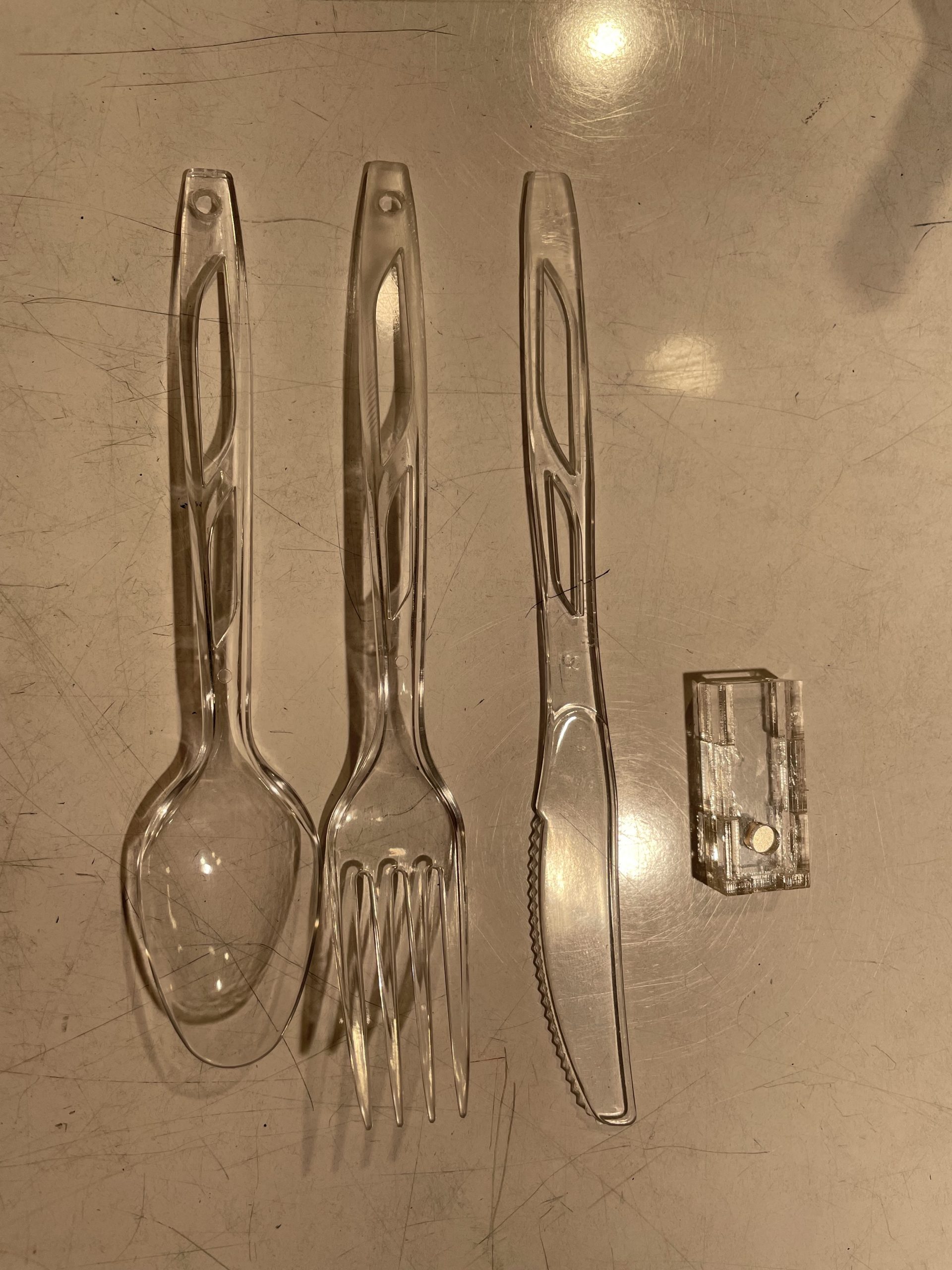 The prototype of the utensil holder